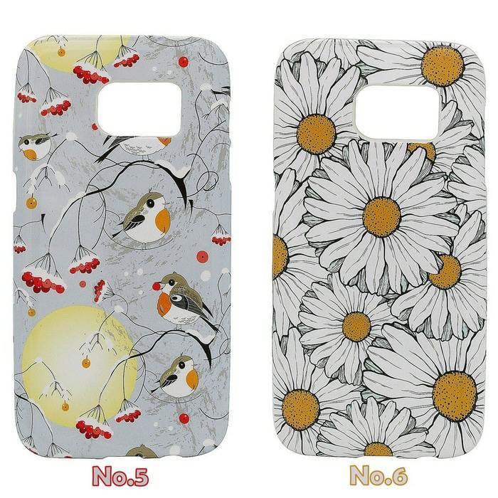 Soft Case Fancy Samsung Galaxy S7 Edge Aru Original Motif Bunga