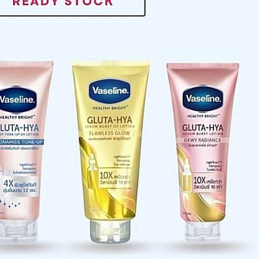 VASELINE GLUTA HYA BURST LOTION SERUM THAILAND original body 330ml 70ml Sachet OVERNIGHT RADIANCE RE