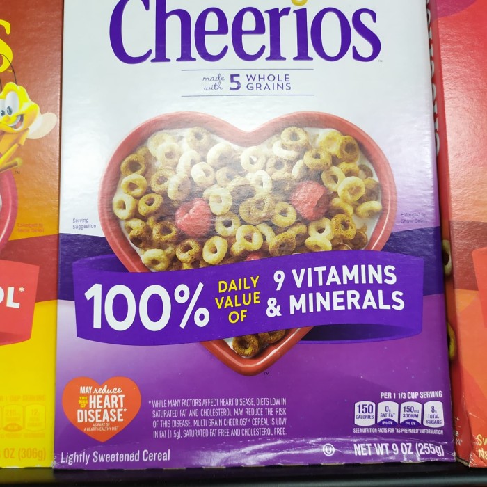 

Cereal General Mills Cherrios Multi Grain Cereal 255gram