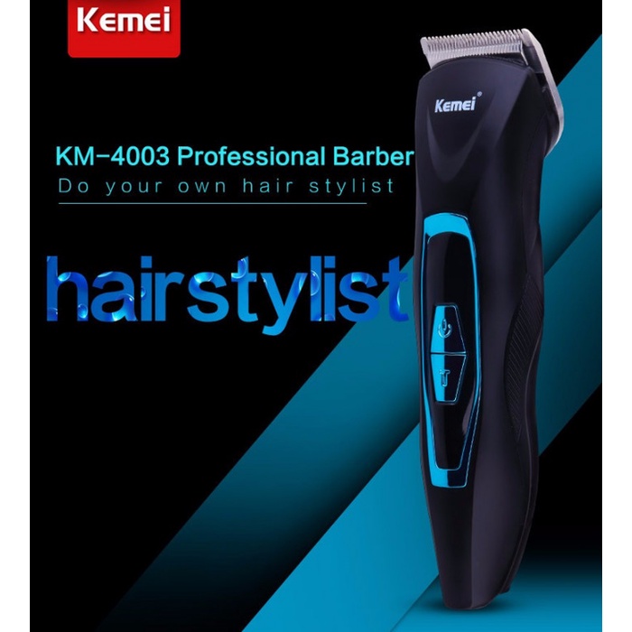 KEMEI KM-4003 Waterproof Electric Professional Hair Clipper Trimmer