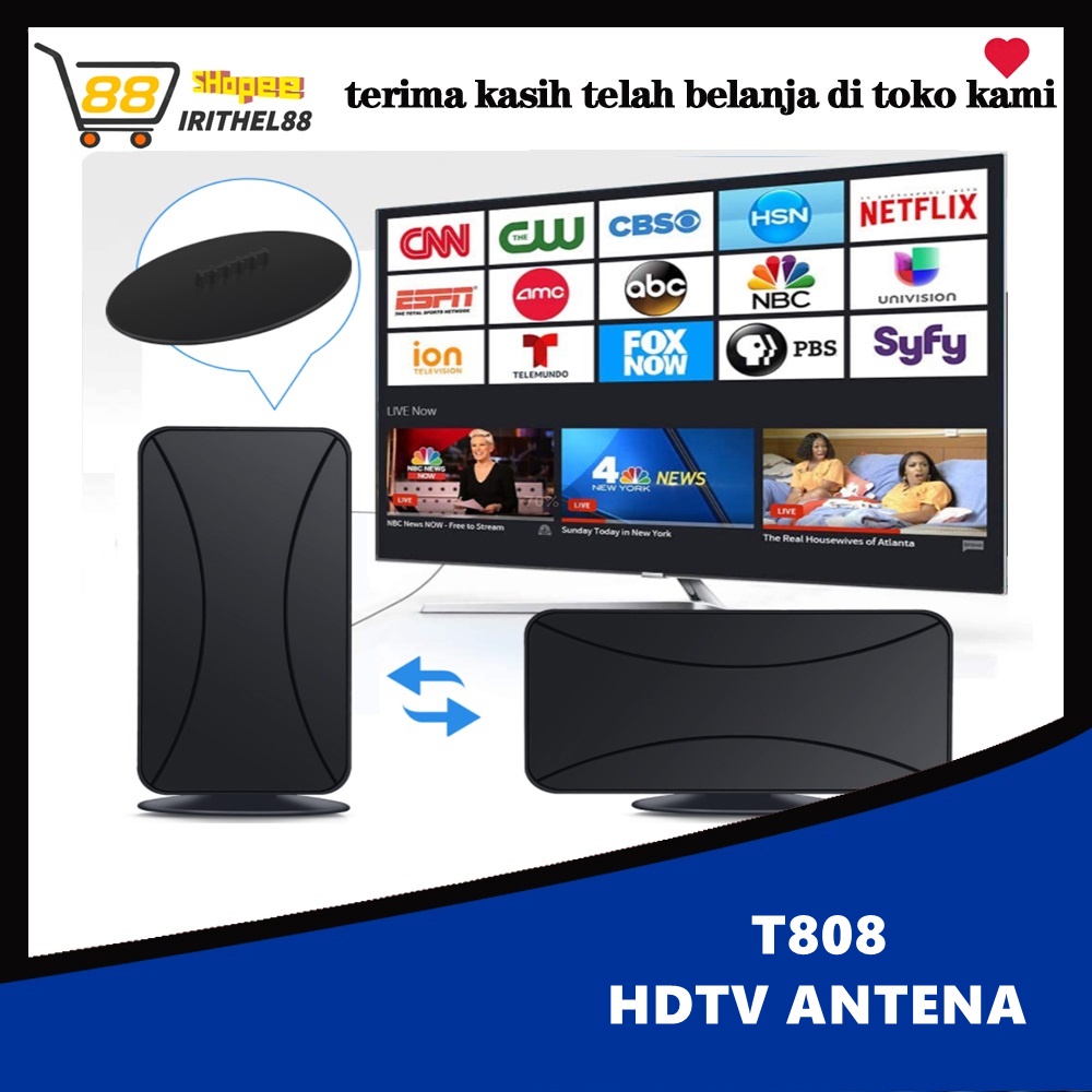 1080P HDTV Digital Antena USB Antenna DTMB Dalam Luar Ruangan Antena TV Rumah DVB-T2 Antenna Indoor TV Antenna