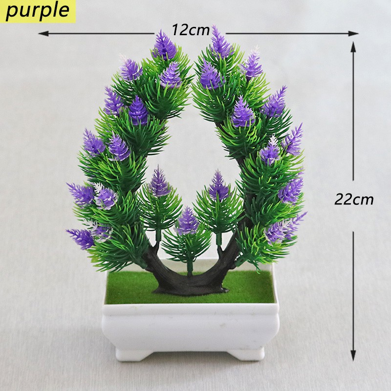 PT36 Pot Tanaman Hias Bunga Hias Plastik Ornamen Pot Bongsai Artificial Flower Decoration