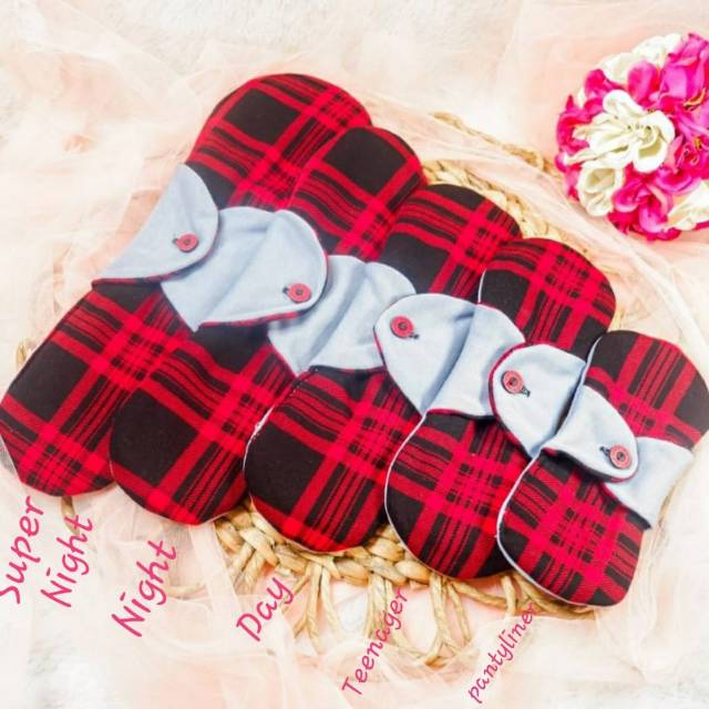 Pembalut Kain/Pembalut Kain Yuspin/PAKET REGULER YUSPIN/ PANTYLINER
