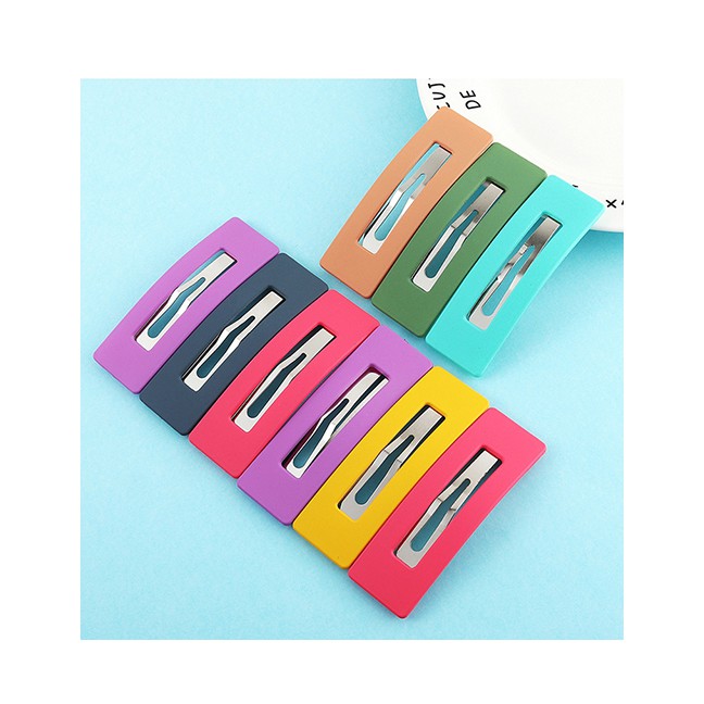 LRC Jepit Rambut Fashion Hollow Rectangle Hairpin Y61670