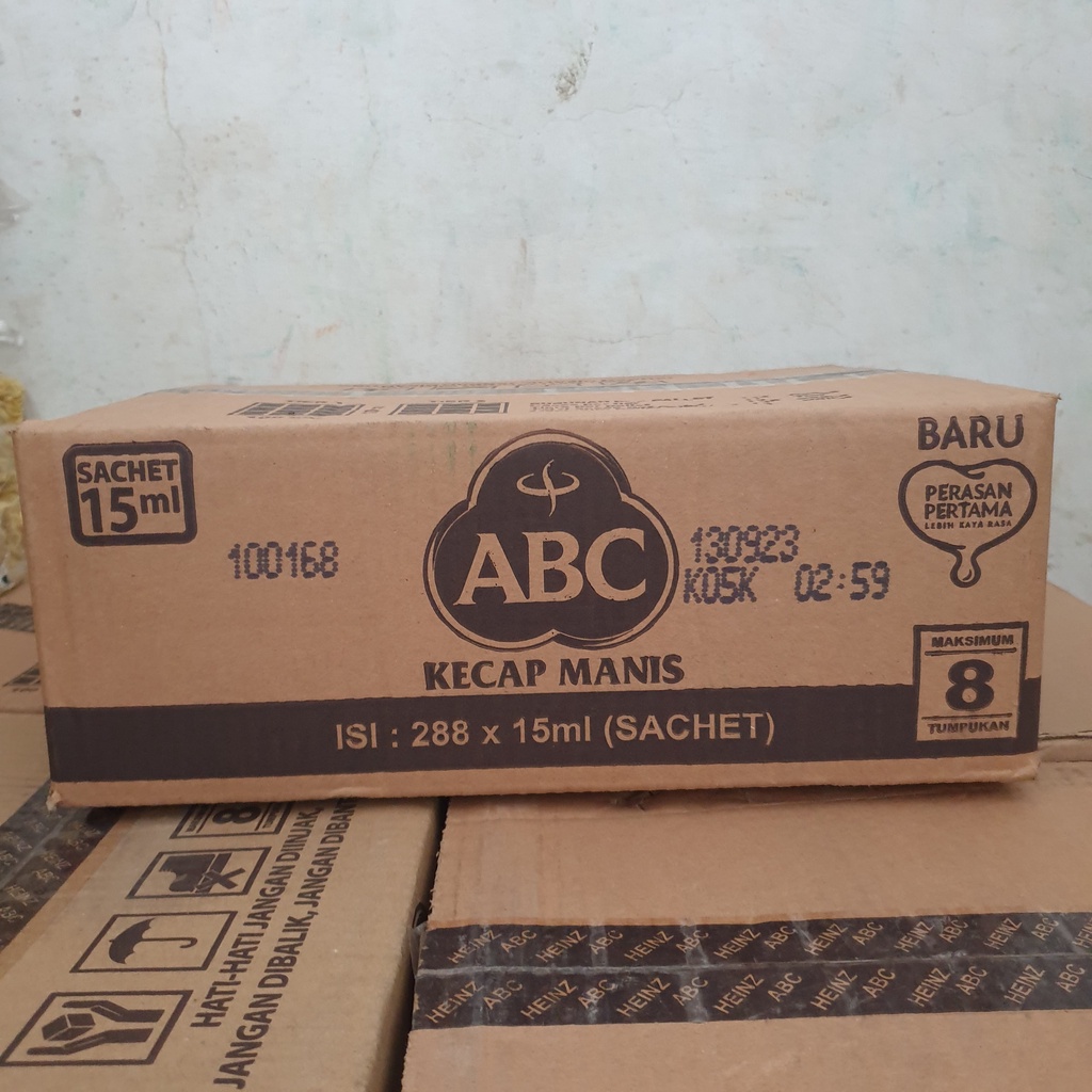 [Dus] Kecap Manis ABC 288 sachet x 15ml - KCPABC15