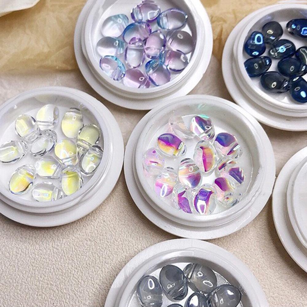 AUGUSTINA Agustina Aurora Batu Kristal Glitter Symphony Tidak Teratur Permata DIY Nail Art Ornamen