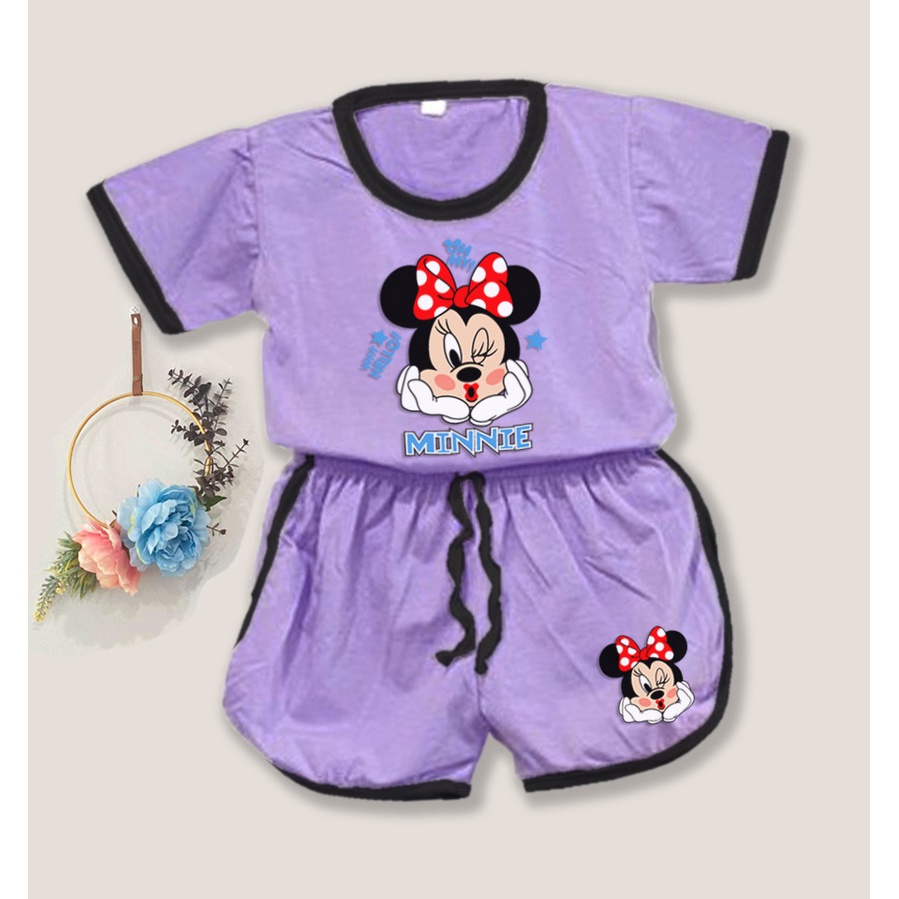 RILLO - Setelan baju playful colour anak karakter mini poni / setelan anak unisex part