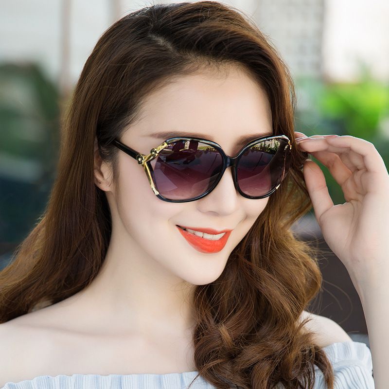 BAJ Kacamata Hitam Wanita Ulzzang Aviator Frame Sunglasses Polarized KC039