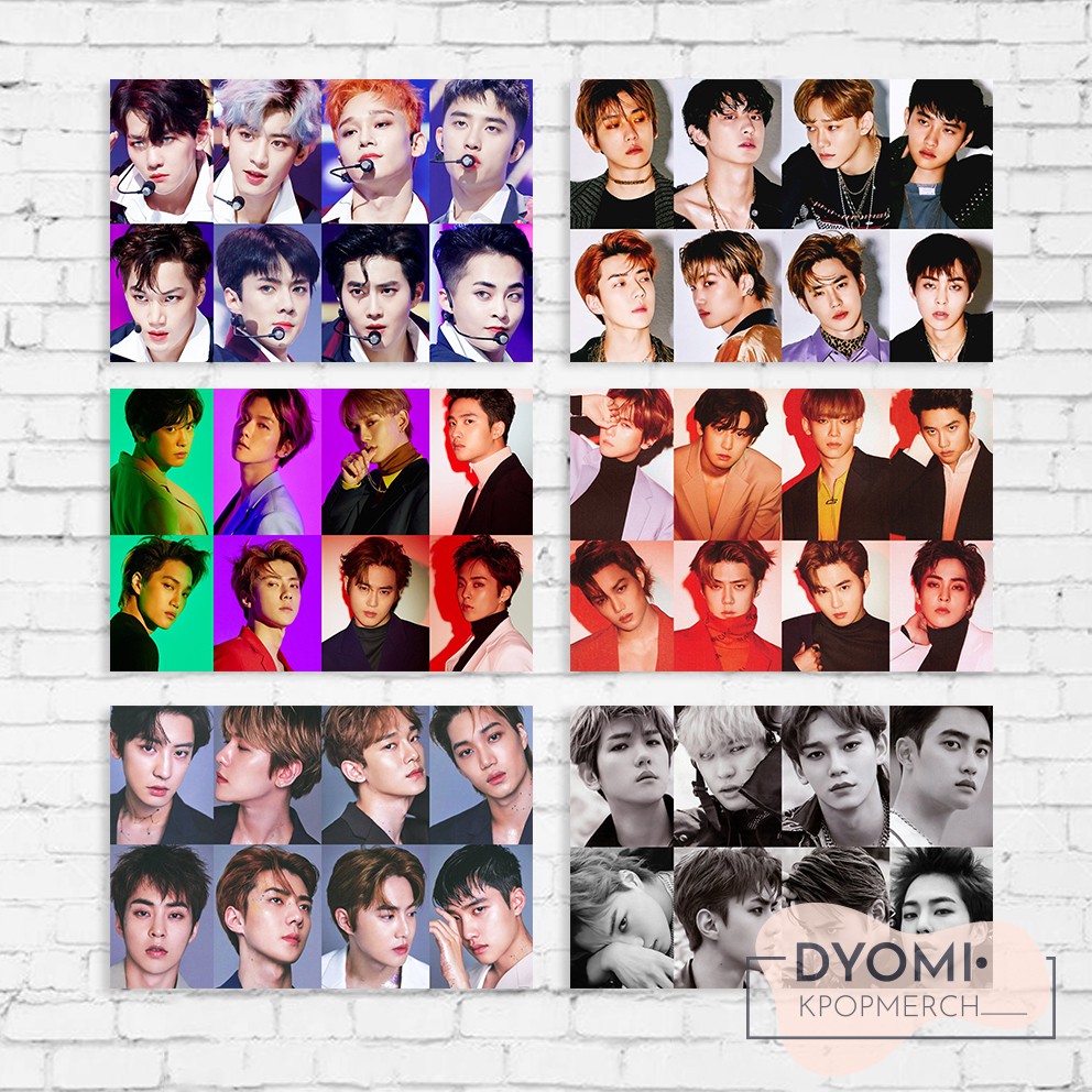 POSTER KAYU EXO, HIASAN DINDING KPOP, POSTER KAYU KPOP, DEKORASI RUANGAN EXO, DEKORASI KAMAR KPOP