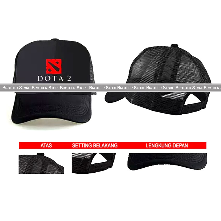 TOPI TRUCKER DOTA PREMIUM