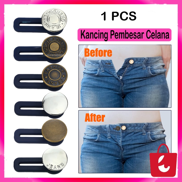 ✅ Bisa COD Pembesar Kancing Celana Cowok Cewek Jeans Kancing Pembesar Celana Jeans Ajustable Bisa Lepas Pasang Berulang Kali