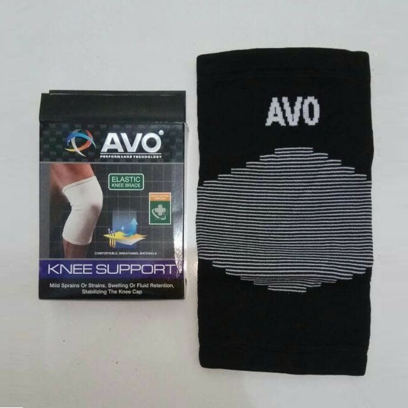 KNEE Support Avo Original, Deker Lutut, Knee Band, Pelindung Lutut