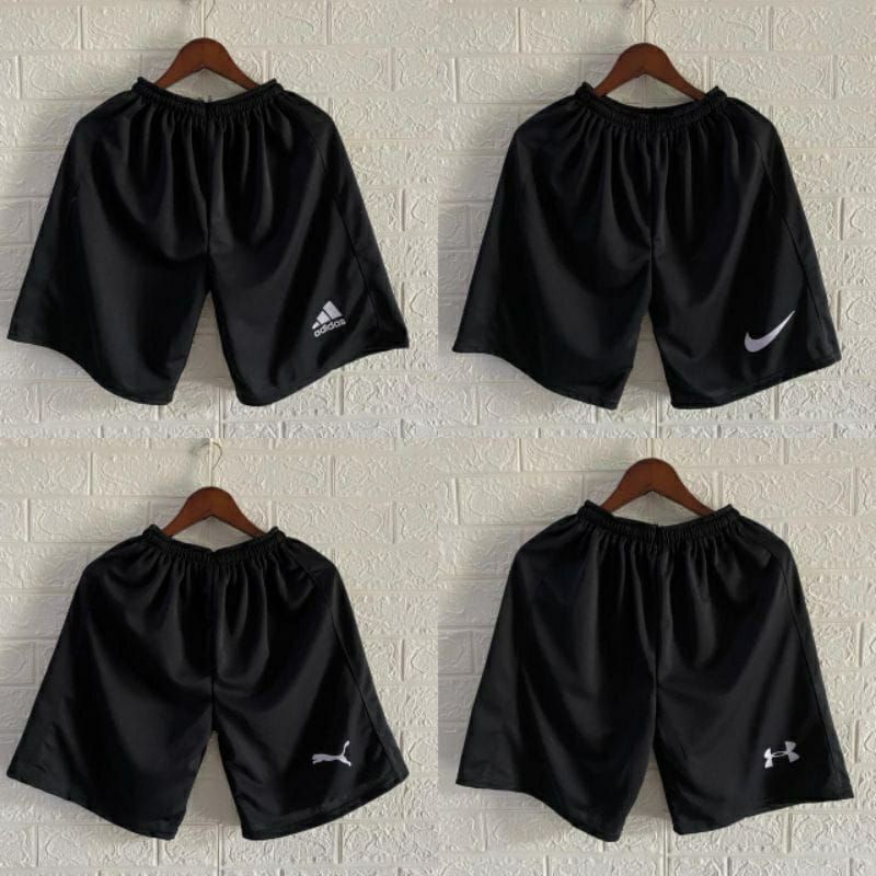 Celana Pendek Kolor Voli Basket Badminton Pria Wanita Logo Bordir