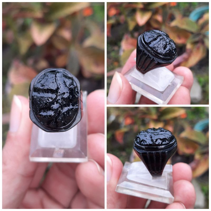 Natural batu satam meteor tektite origin belitung