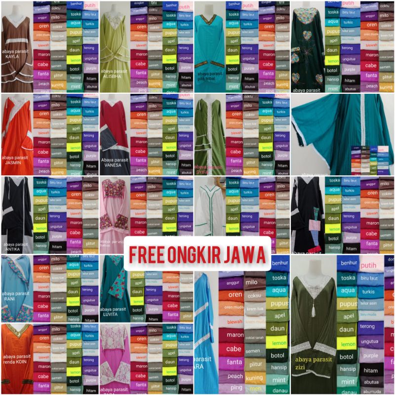 ABAYA TRAVELING PARSIT 1KG=4PCS