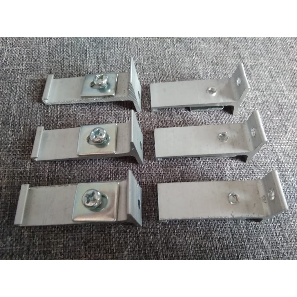 BRACKET / BREKET GORDEN / SINGLE ALUMINIUM / KAKI PIPA OVAL GORDEN MURAH