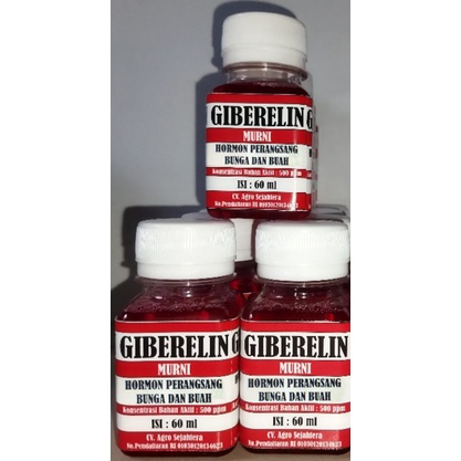 ZPT Hormon Tanaman Giberelin 500ppm 60ml