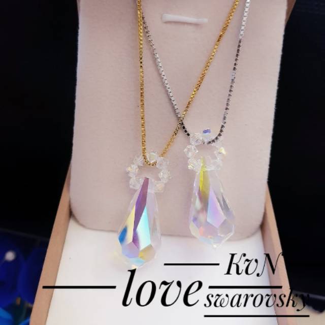 Kalung swarovsky oval 2839