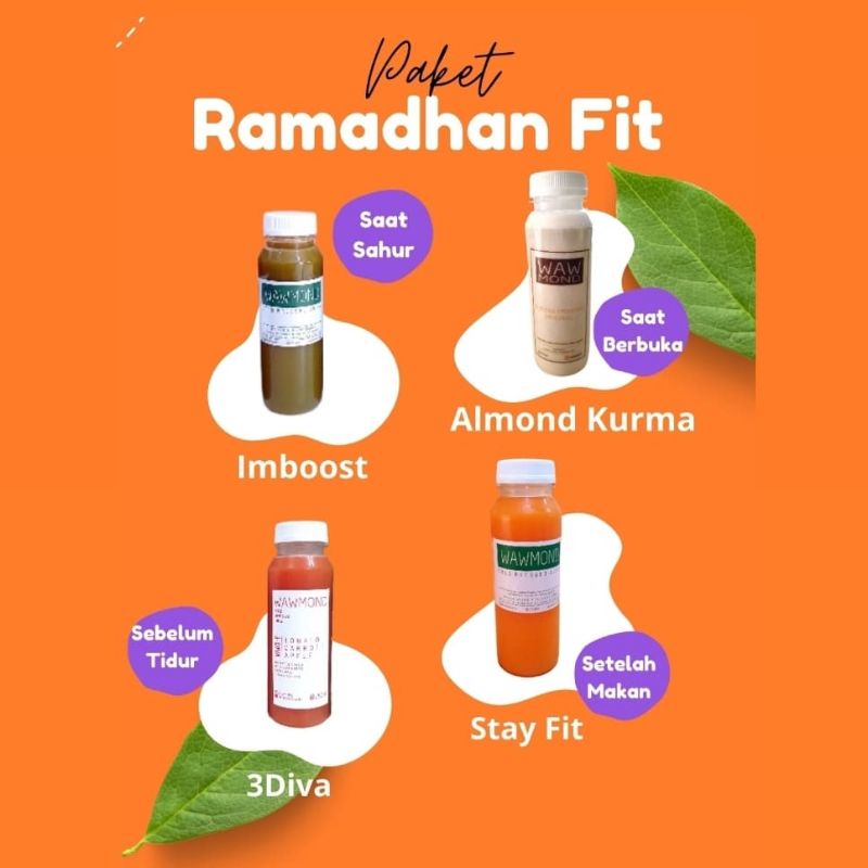 

Paket Ramadhan Fit Cold Pressed Juice (4botol)