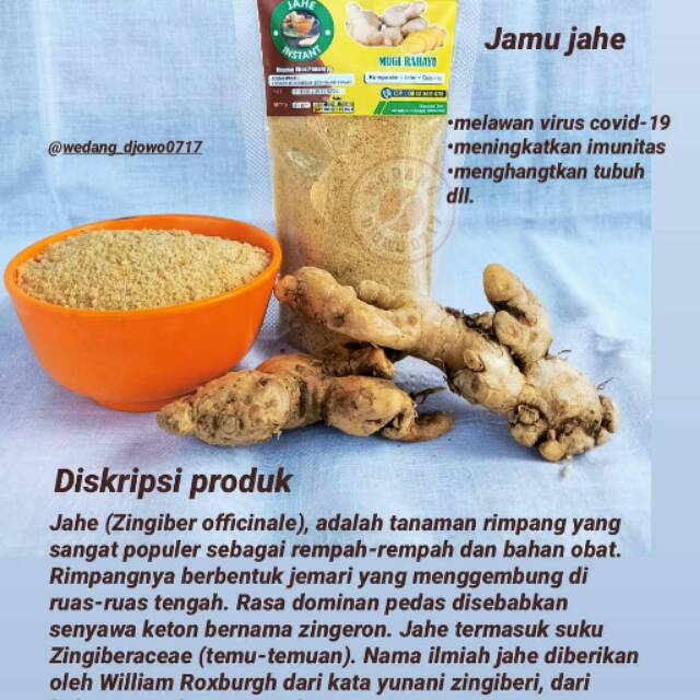 

Jamu Jahe Instant
