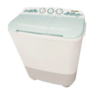 Mesin Cuci 2 Tabung 6,5Kg Sharp Type: EST-65MW (Khusus Daerah Medan)