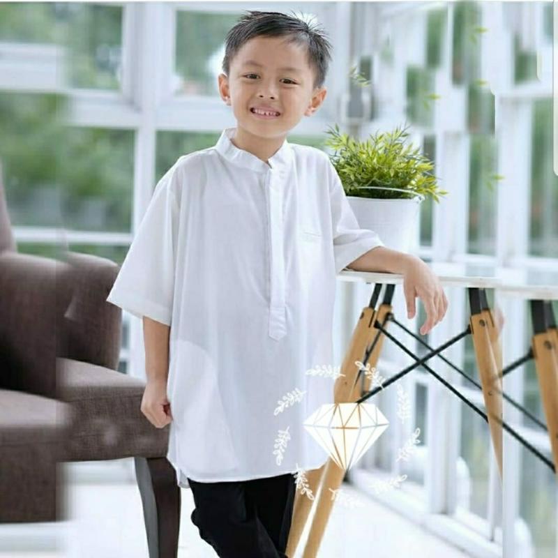 Kemko Farhan Atasan Busana Muslim Baju Koko Anak Cowok Laki Laki Ukuran Tanggung 11 12 13 Tahun Mura