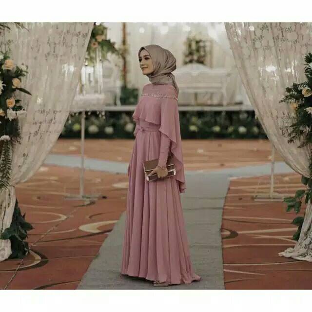 Gaun Muslim pesta fashion wanita