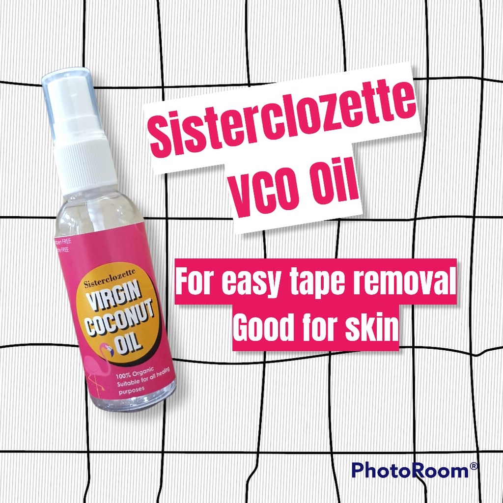 SISTERCLOZETTE PURE OLIVE OIL &amp; VIRGIN COCONUT OIL 60ML