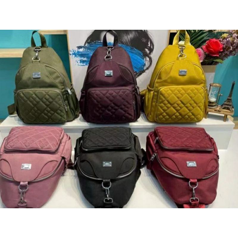 Tas ransel wanita chibao import terbaru 186-22 bahan kanvas