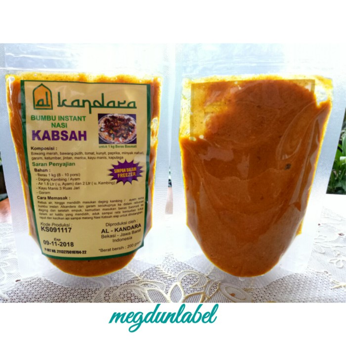 

DISKON BUMBU NASI KABSAH ALKANDARA !!!!