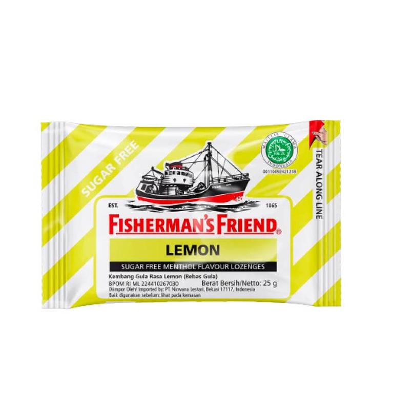 

Ready⁎ Fisherman's Friend Permen Bebas Gula Rasa Lemon 25 gr 76 ❄