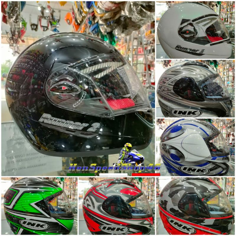 Helm INK full face helm KYT full face PROMO CUCI GUDANG BARANG BARU 100% BUKAN BEKAS YA BOSQU