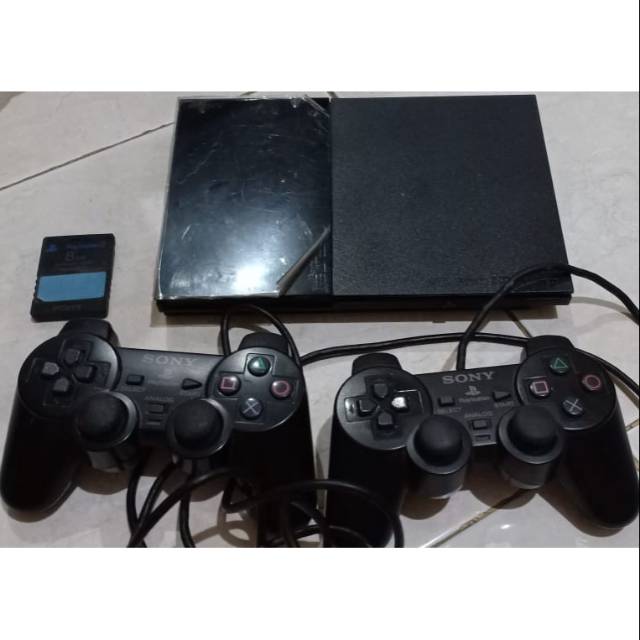 Dijual Ps2 slim bekas, kondisi bagus.