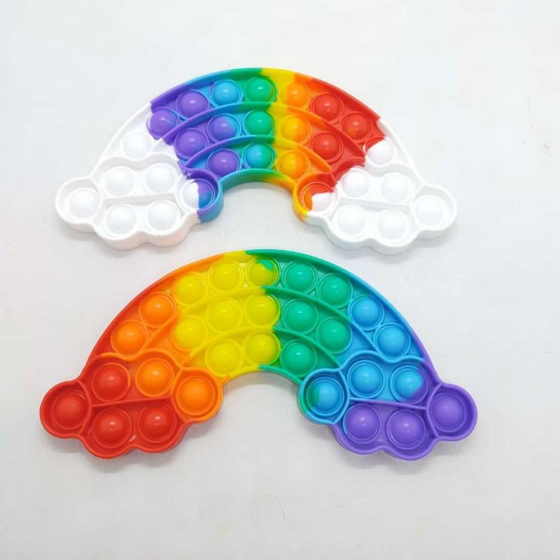 Fidget toys push pop it bubble stress relief rainbow-6