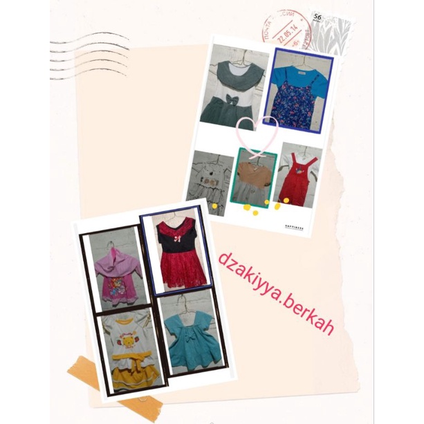 Baju anak Preloved // Baju Anak Perempuan // Dress anak perempuan