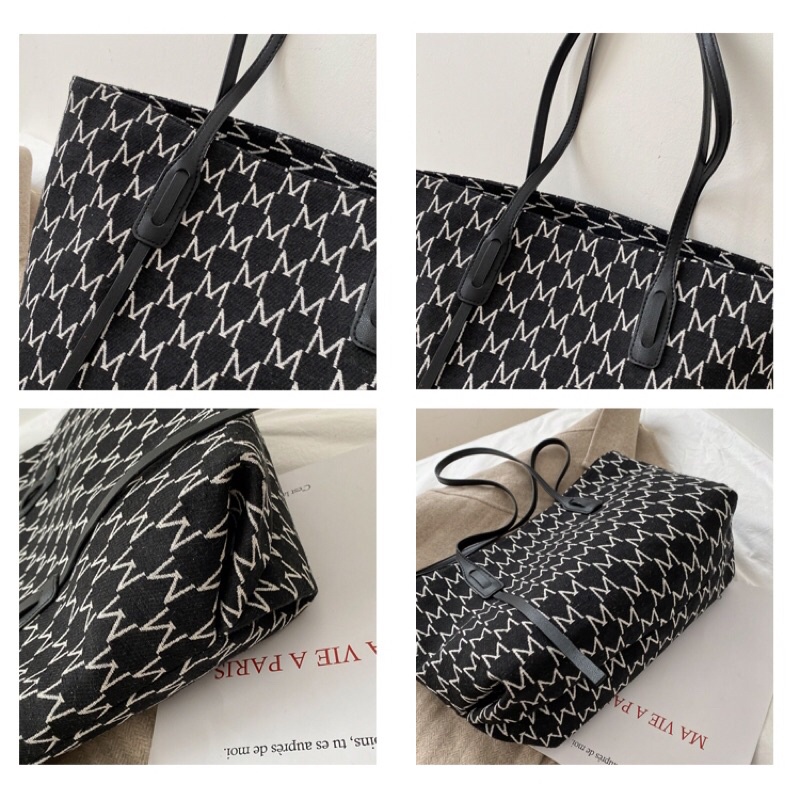 SG7703 syafniegalery tote bag import motif M