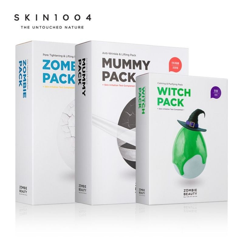 SKIN1004 ZOMBIE PACK MUMMY PACK WITCH PACK AND ACTIVATOR KIT &amp;Sample Hyalu-Cica Toner,Serum,Sleeping