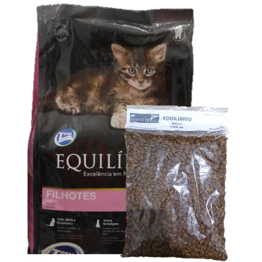 Equilibrio Kitten 500gr Kemasan Repack Makanan Kucing Shopee