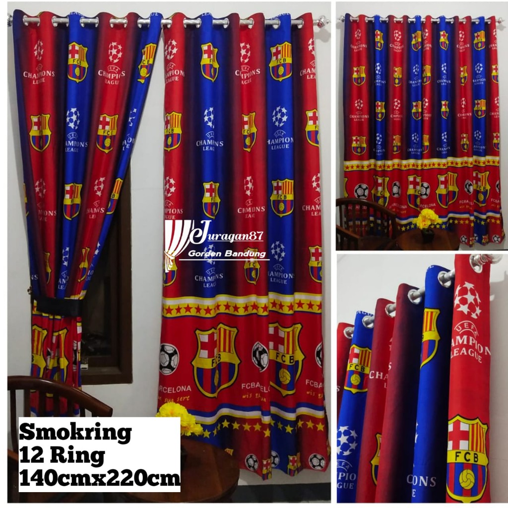 [HUSNA COLLECTION] Gorden Barcelona / Hordeng Barcelona / Gorden Sepak Bola Smokring