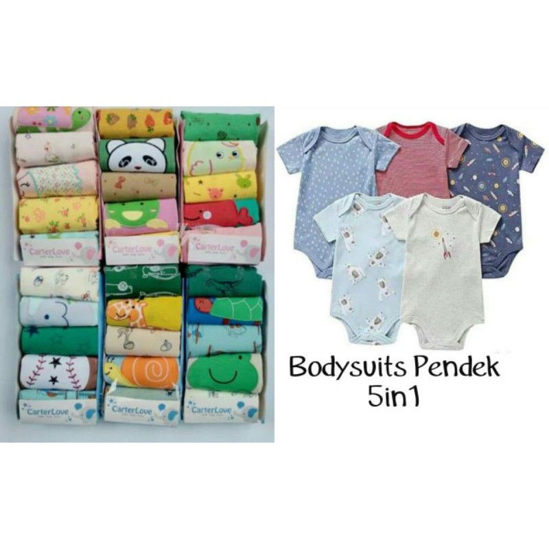 JUMPER PENDEK TEDMIMAK MOTIF 5in1 | JUMPER PENDEK BAYI MURAH