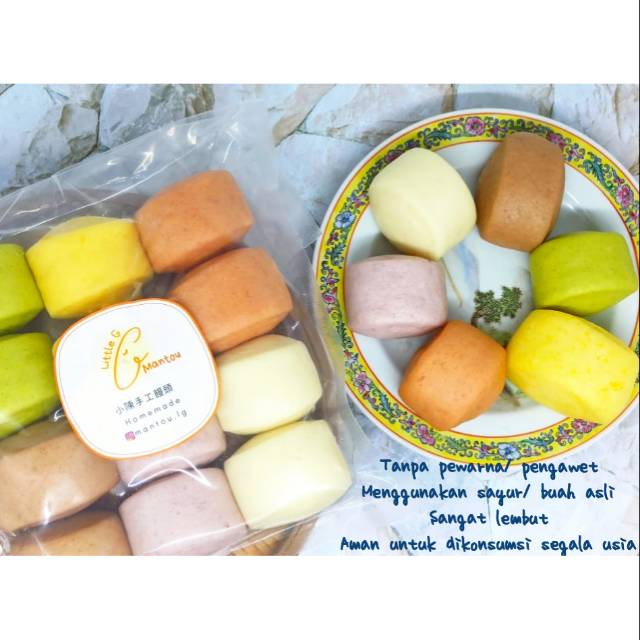 

Mantou Rainbow/ Mantou Colorful / Steamed Bun/ Mantau/ Mantao