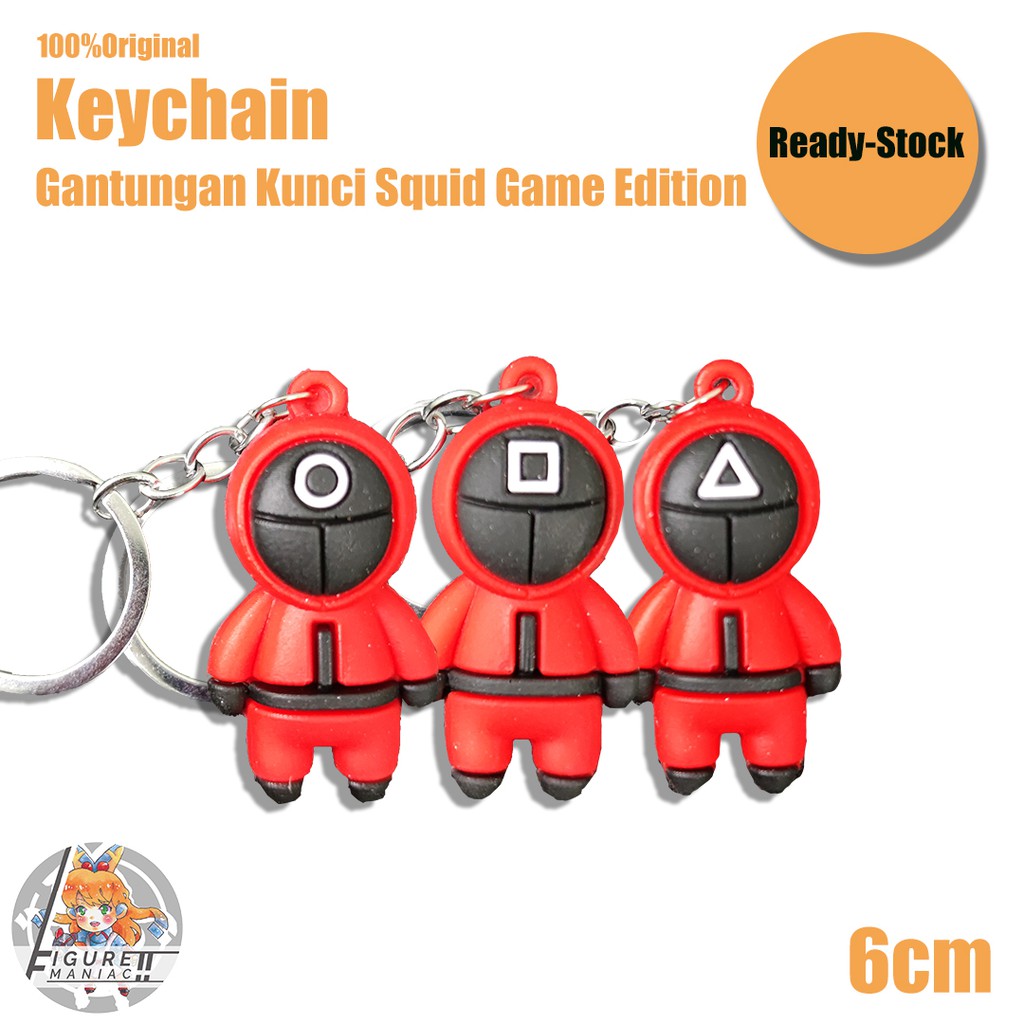 Gantungan Kunci Figure Squid Game Murah Ready Stock Seri 1