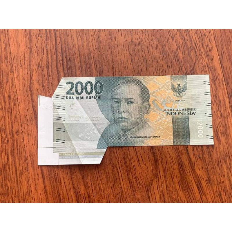Missprint nomor seri cantik salah cetak misscut error salah potong 2000