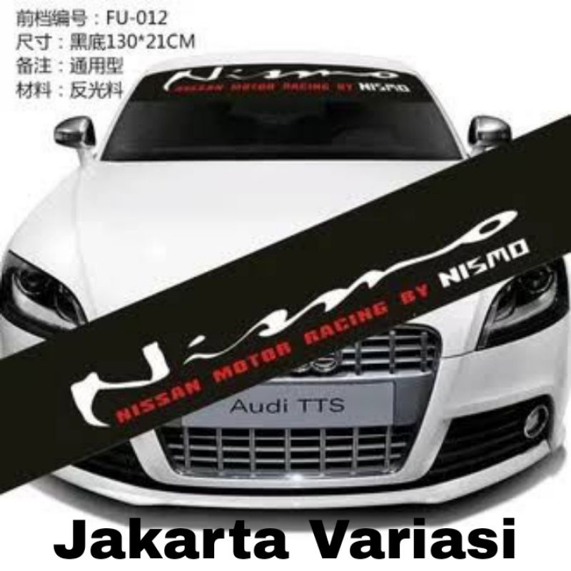 Stiker Sticker Kaca Mobil Depan Nismo