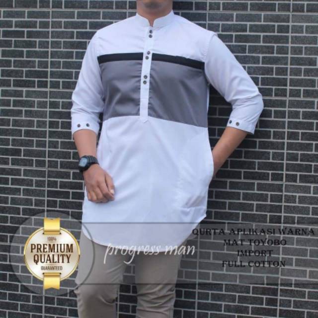 TOTOTAshop.Baju koko TEGUH pria M-L-XL,Lengan 7/8,bahan cotton premium polos.