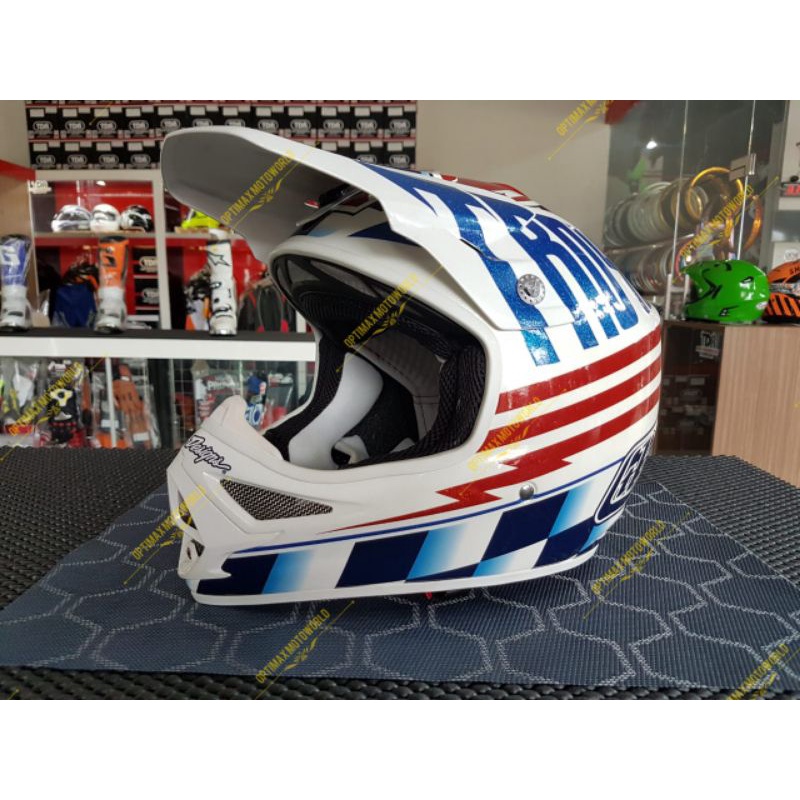 HELM HELMET TLD AIR ACE WHITE ORIGINAL
