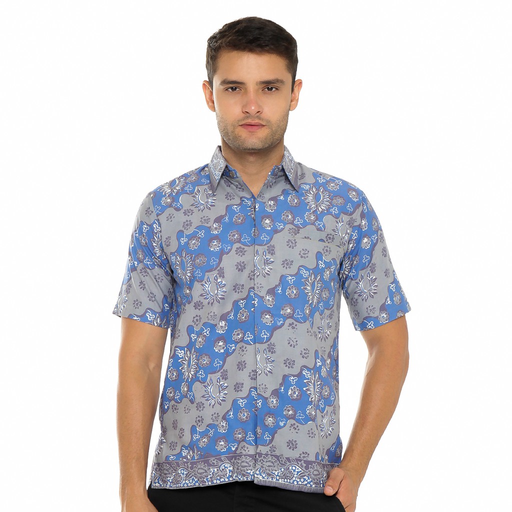 Model Baju Batik Pria Cap Asli Jambi Berkualitas - Zallatra T7