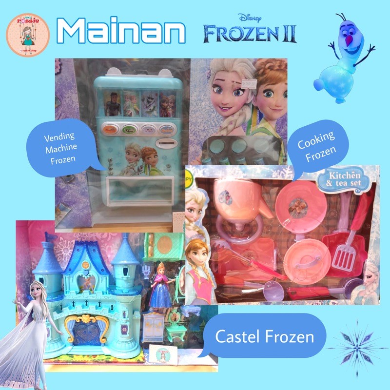 Mainan Frozen Bagus/Mainan Frozen Kado Ultah/Mainan Cooking/Vending Machine Toy/Makeup Frozen