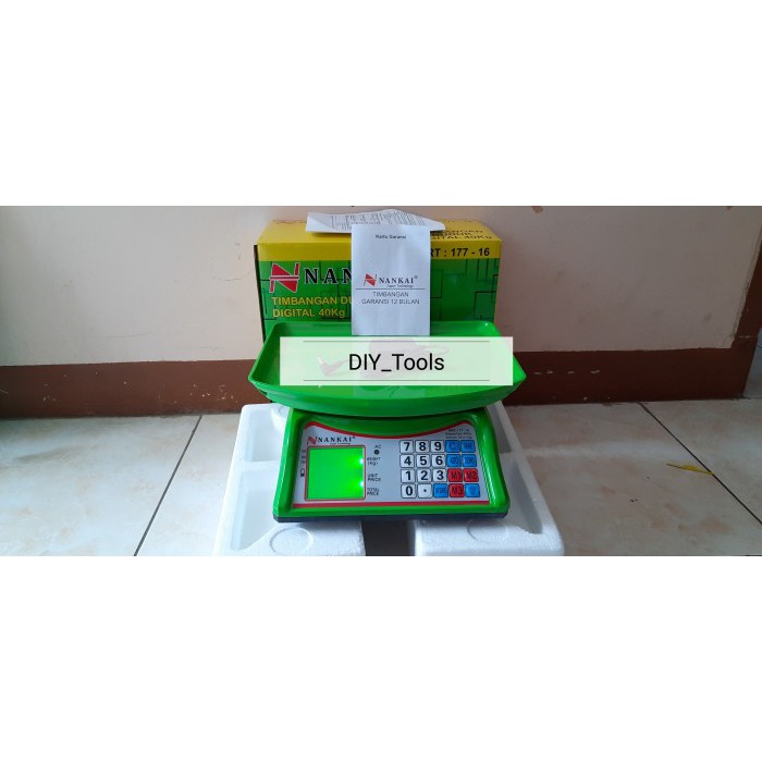 Timbangan Digital 40KG Nankai Timbangan Duduk Digital