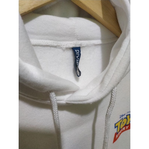 Hoodie H&amp;M Hnm Toy Story Putih Toystory White Pria Wanita Free Paper Bag